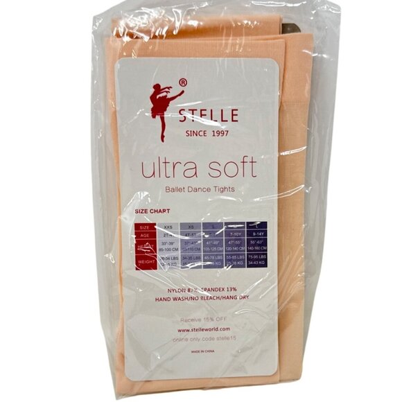 Stelle Ultra Soft Ballet Dance Tights XXS - Picture 1 of 3